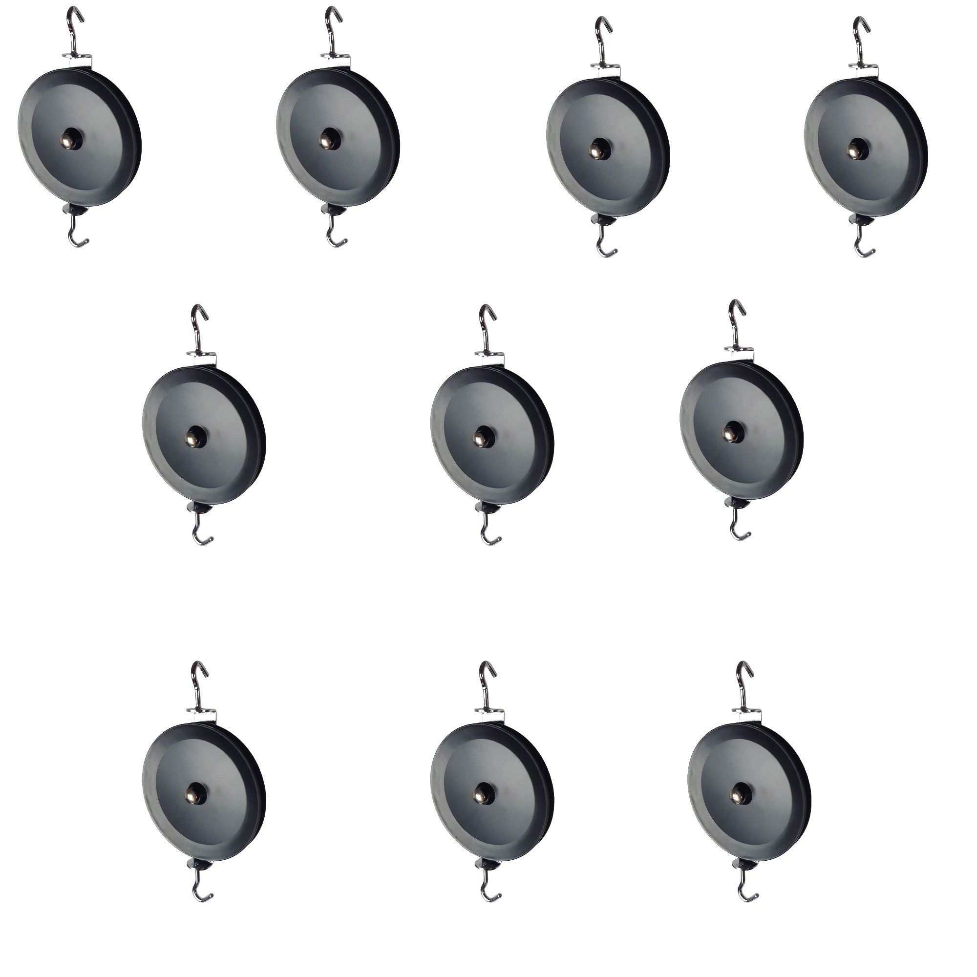 Pulley, Large Single Plastic-7cm in diameter, Pack of 10