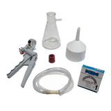 Filtering Flask, Vacuum Pump Kit Deluxe. With Foam Lined Storage Box.