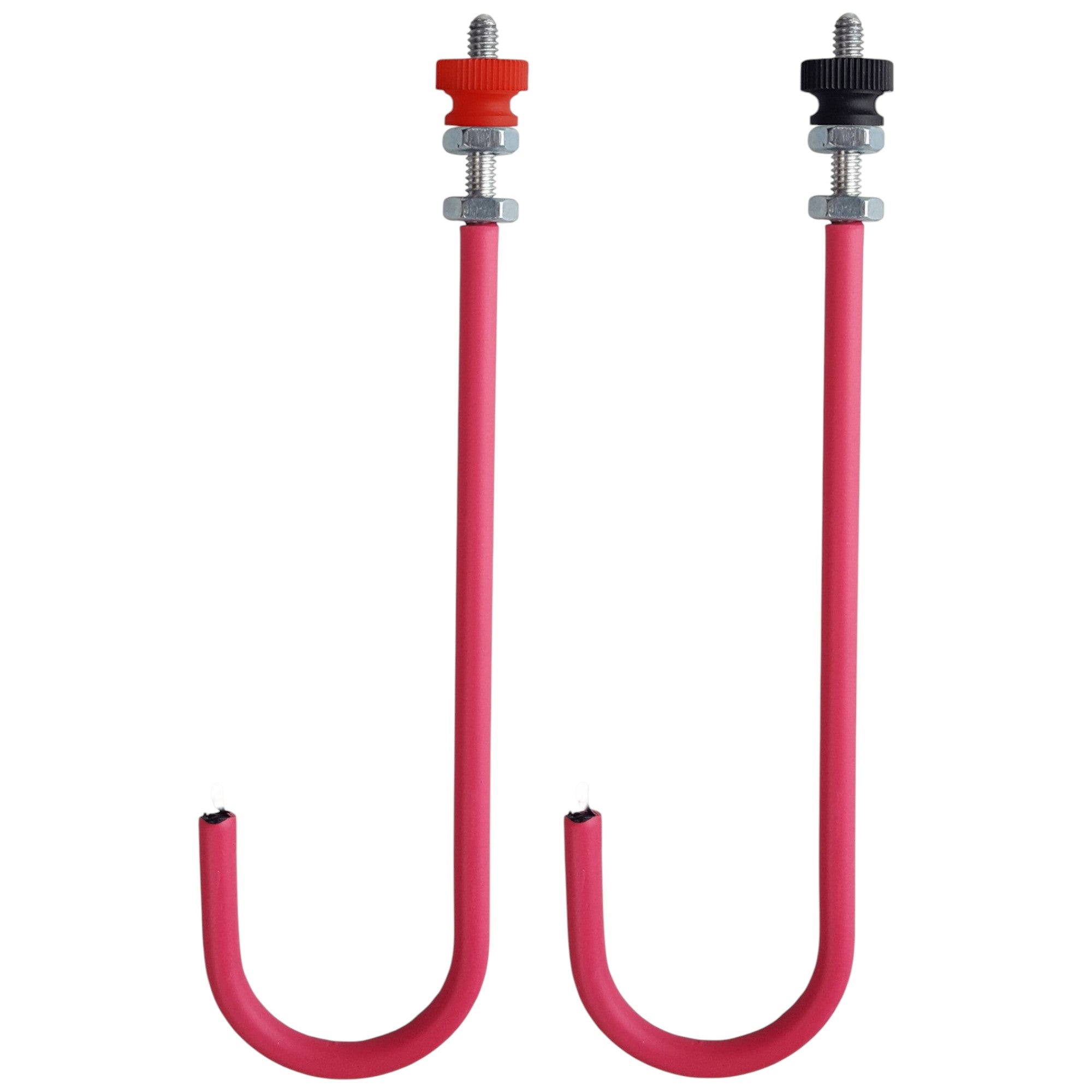 Electrodes, J Shaped Aluminum Set for Brownlee Electrolysis.