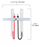 Electrolysis Apparatus, Classic Brownlee Style.  Provided with Platinum Tipped Electrodes.