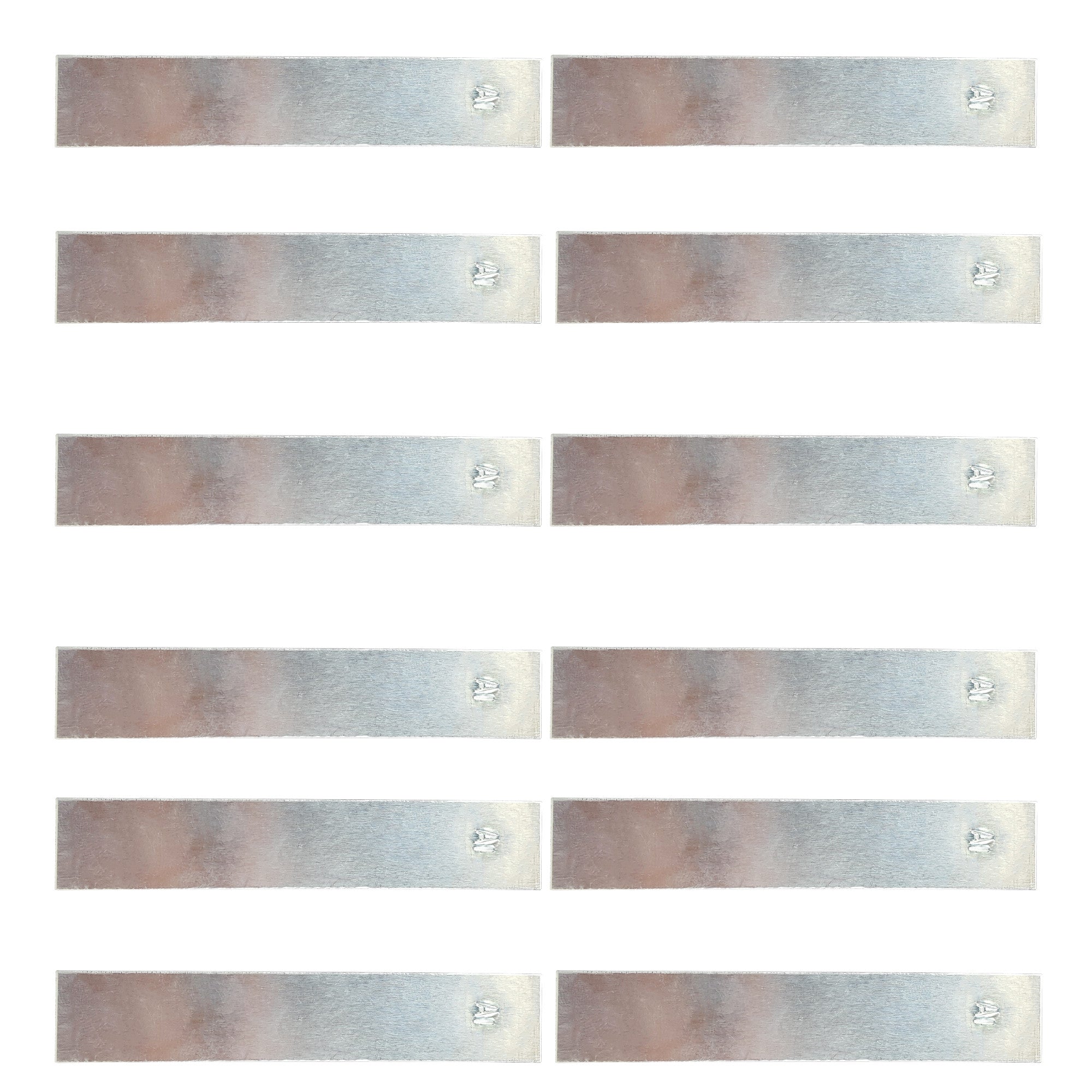 Electrodes Aluminum, Size 18mm x 100mm. Pack of 12.