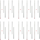 Thermometer, White-Backed, Partial Immersion Single Scale -20°C to 150°C. Pack 10.