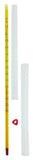 Thermometer Yellow-Backed Partial Immersion Single Scale -20°C to 110°C 10 Pack by Go Science Crazy