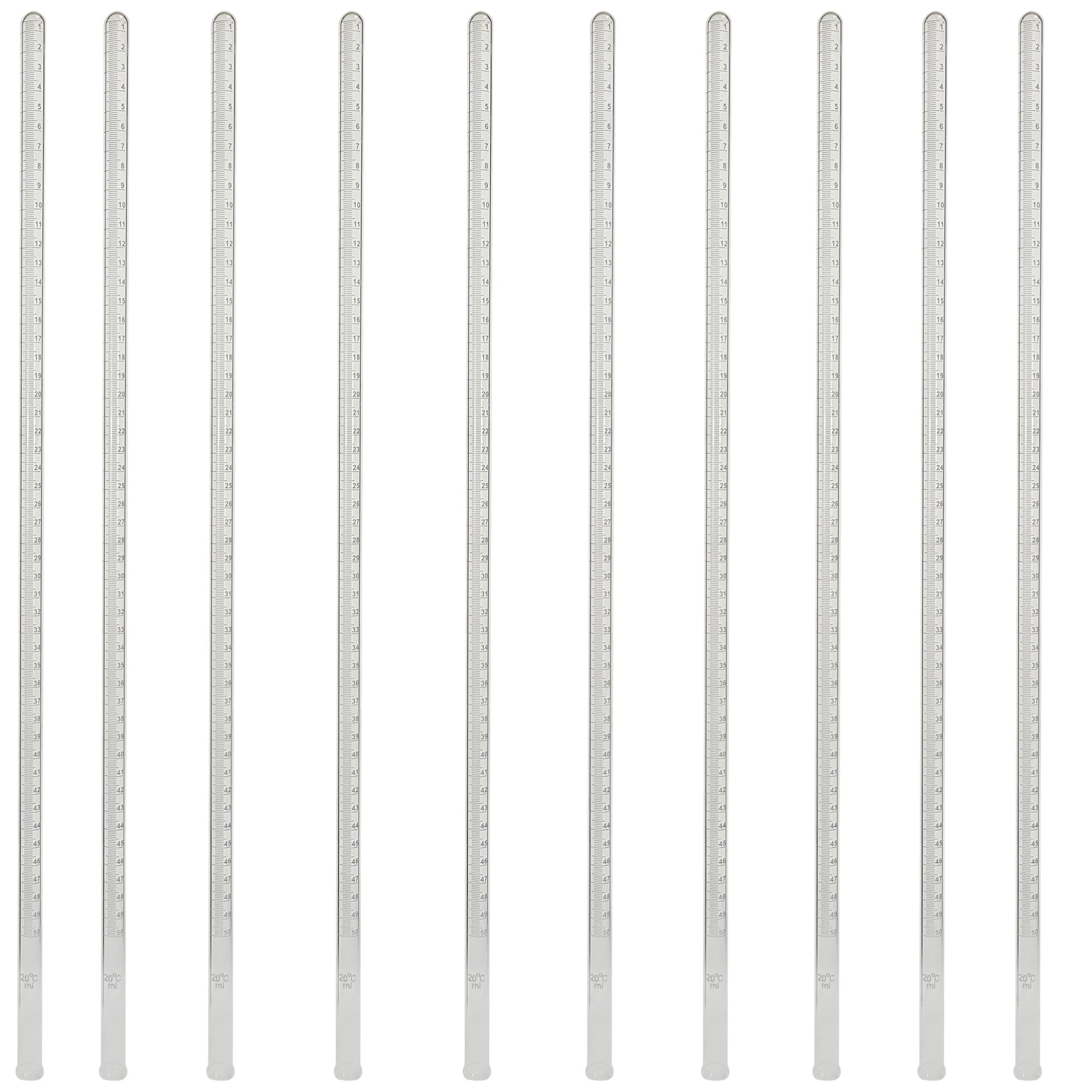 Gas Measuring Tube, 100ml capacity. Pack of 10.