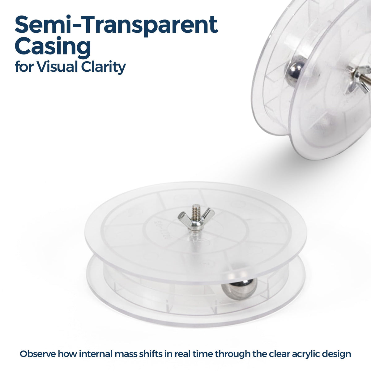 Variable Inertia Apparatus, with Semi-Transparent Case