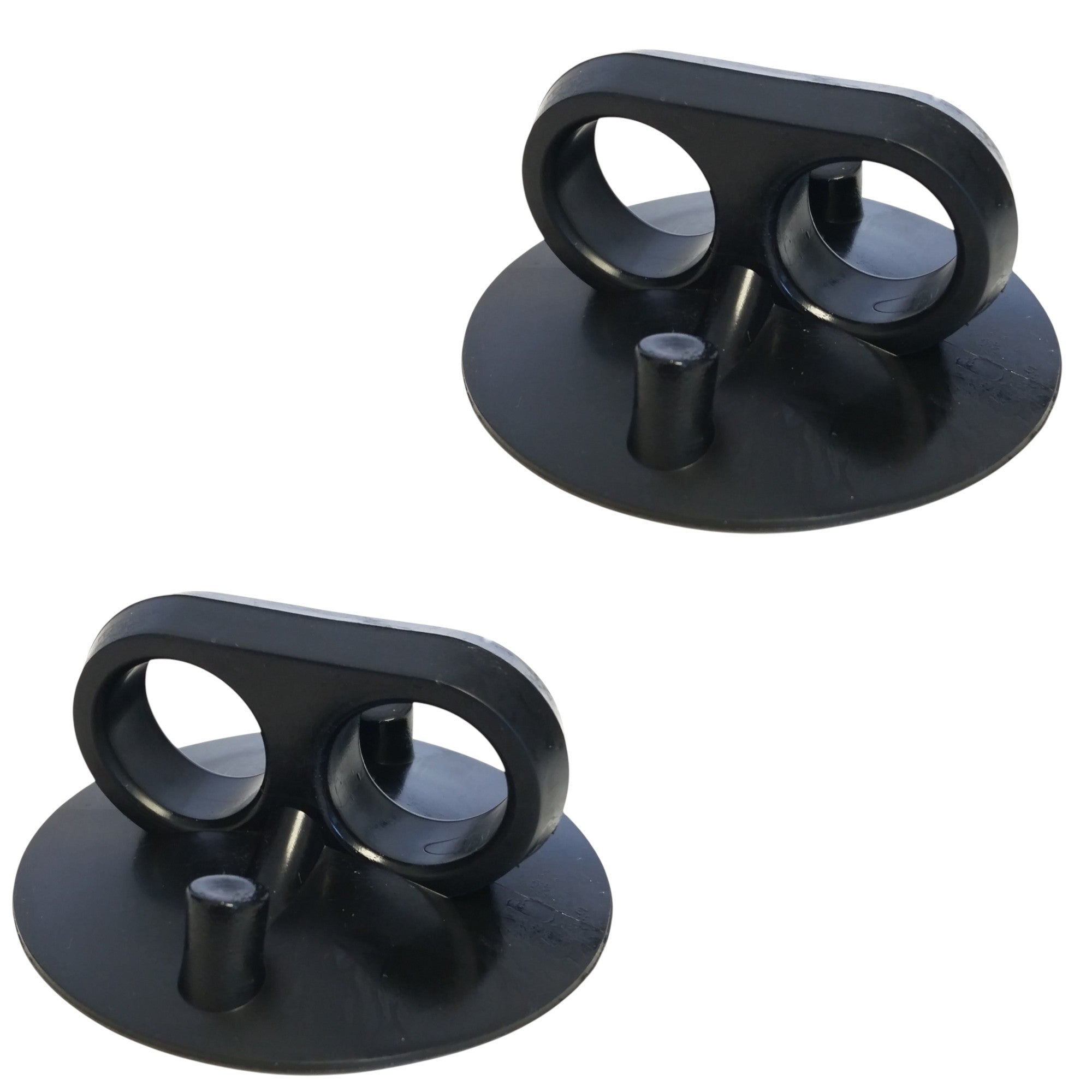 Magdeburg Hemisphere Rubber, 8cm diameter. Pair of 2