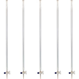 Burette made from Borosilicate Glass with Ground Glass Stopcock, 50ml capacity. Pack of 5 burettes.