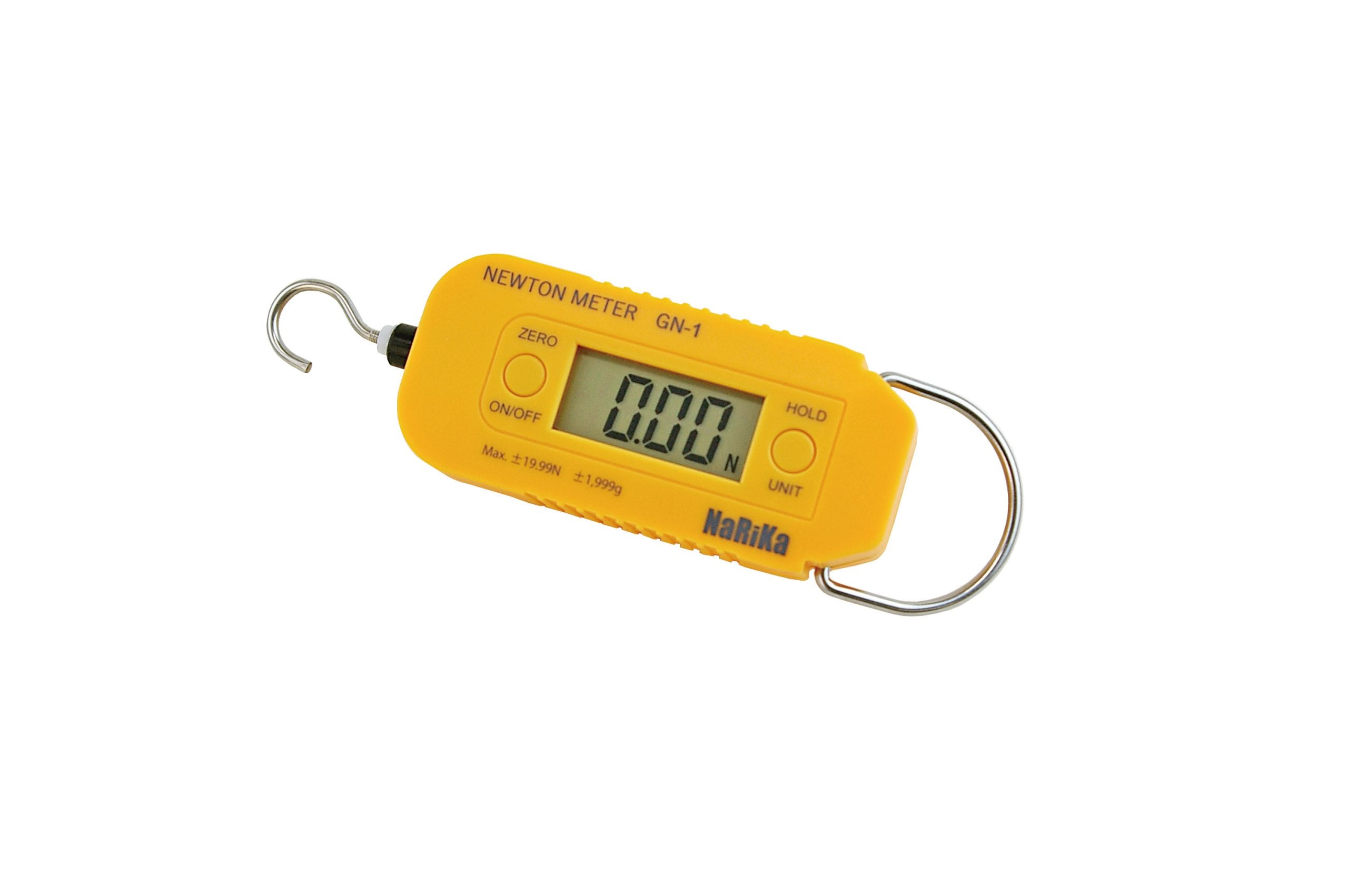 Meter - Digital Force for Weight, Range 0.1 to 20 Newtons.  Made by Narika Corporation.