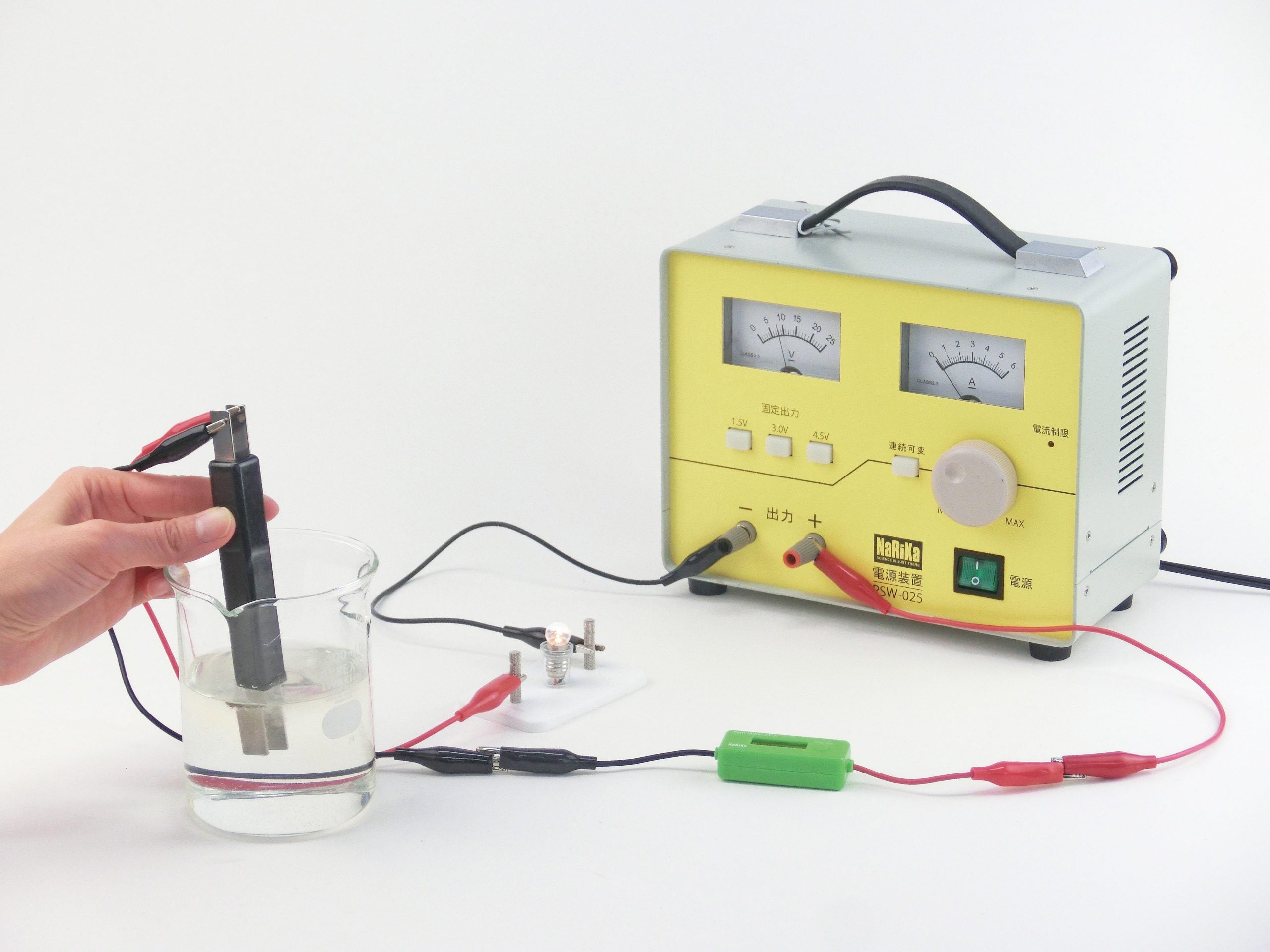 Meter - Ammeter DC Digital Range 3A,1mA. Pack of 10. Made by Narika Corporation.