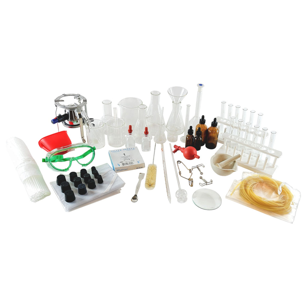 Lab Powder Kit Advanced Chemistry Kit with Glassware and Lab Tools