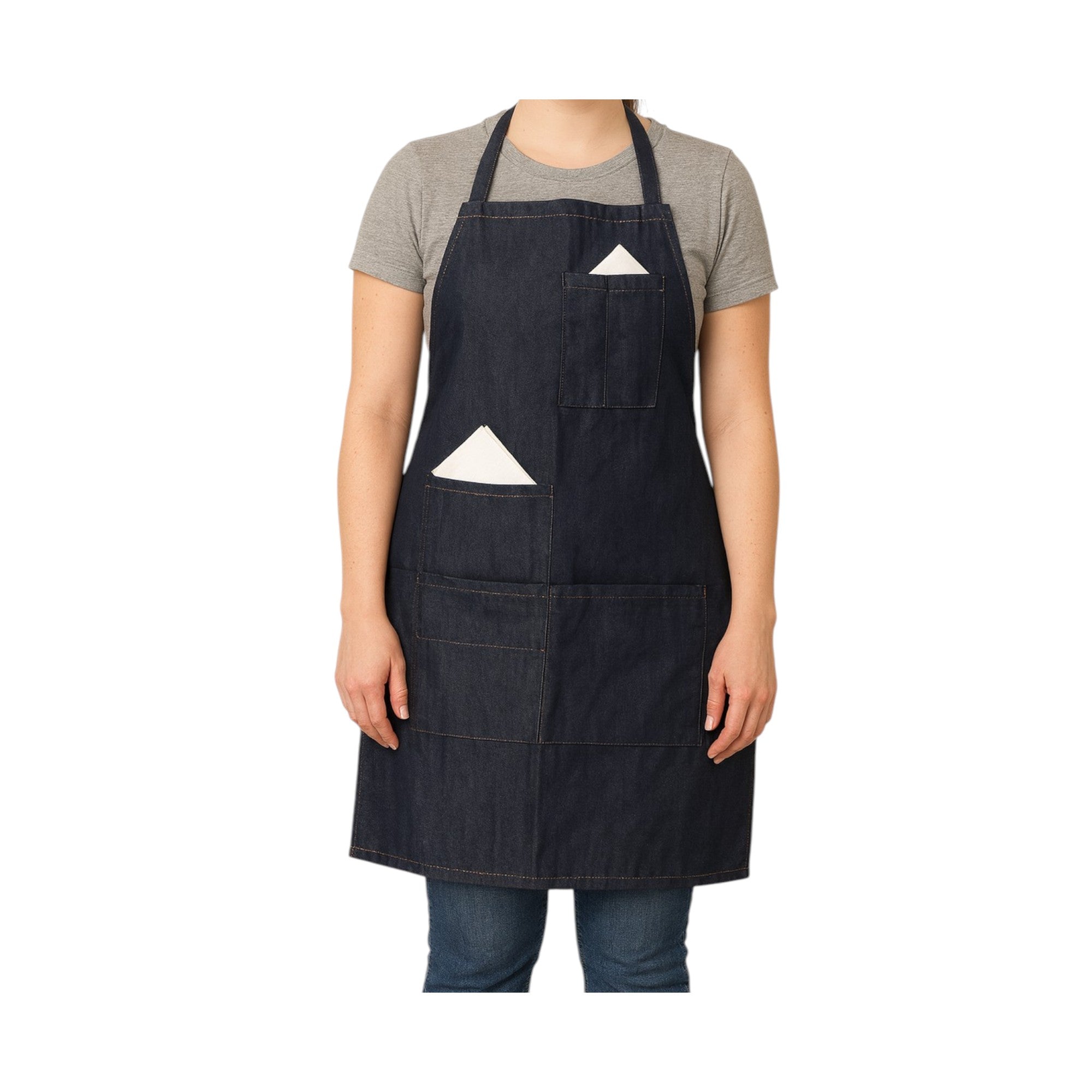 Blue Denim Lab Aprons Pack of 10