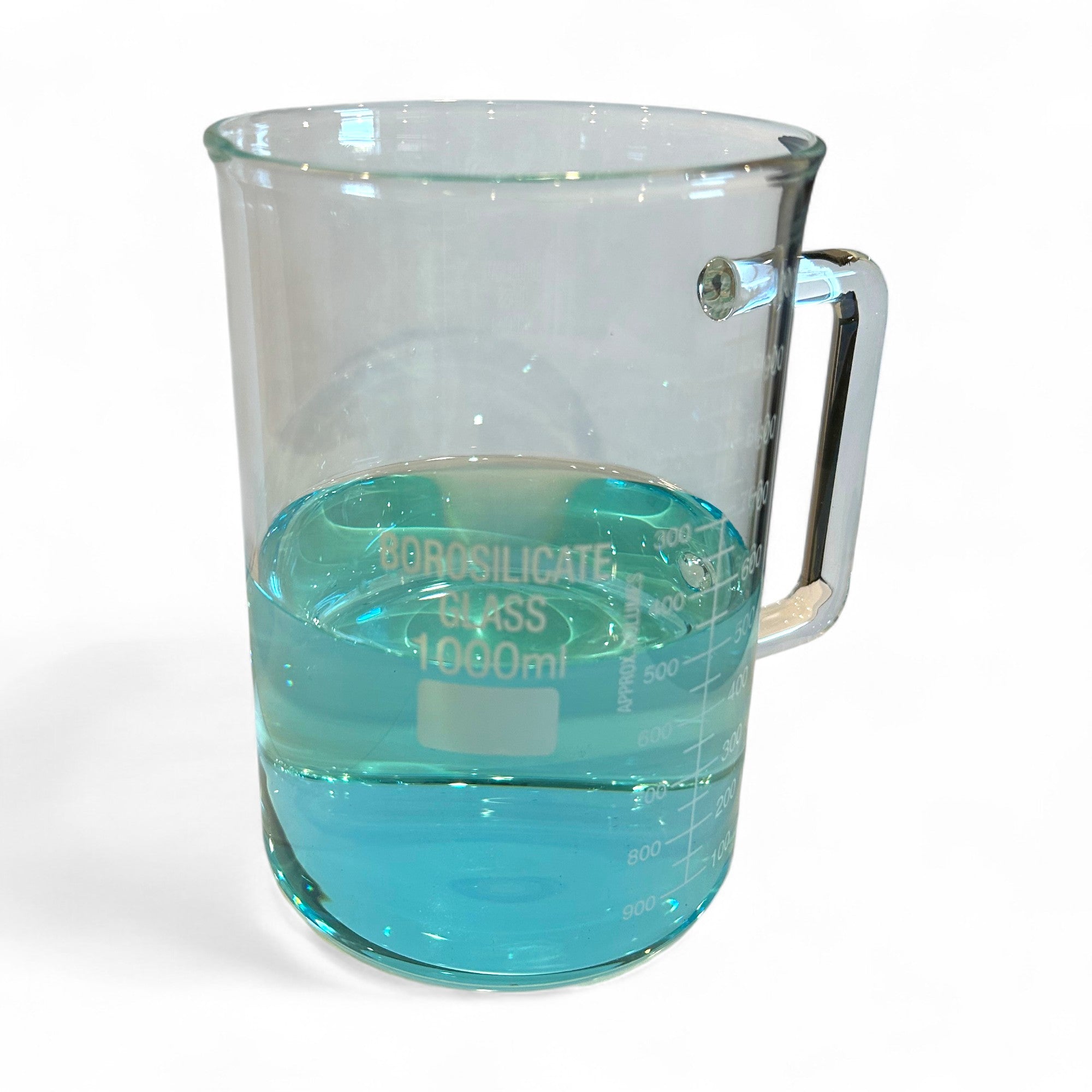 Beaker Mug 1000ml Borosilicate Glass
