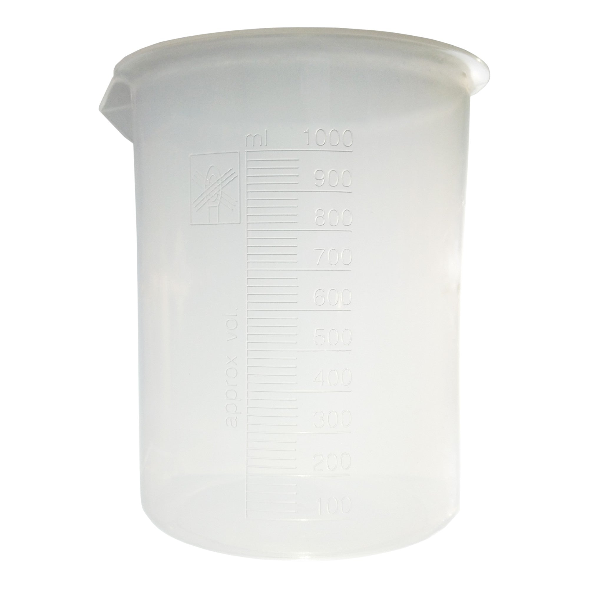 Beaker, Polypropylene 1000ml, Case of 12 by Go Science Crazy