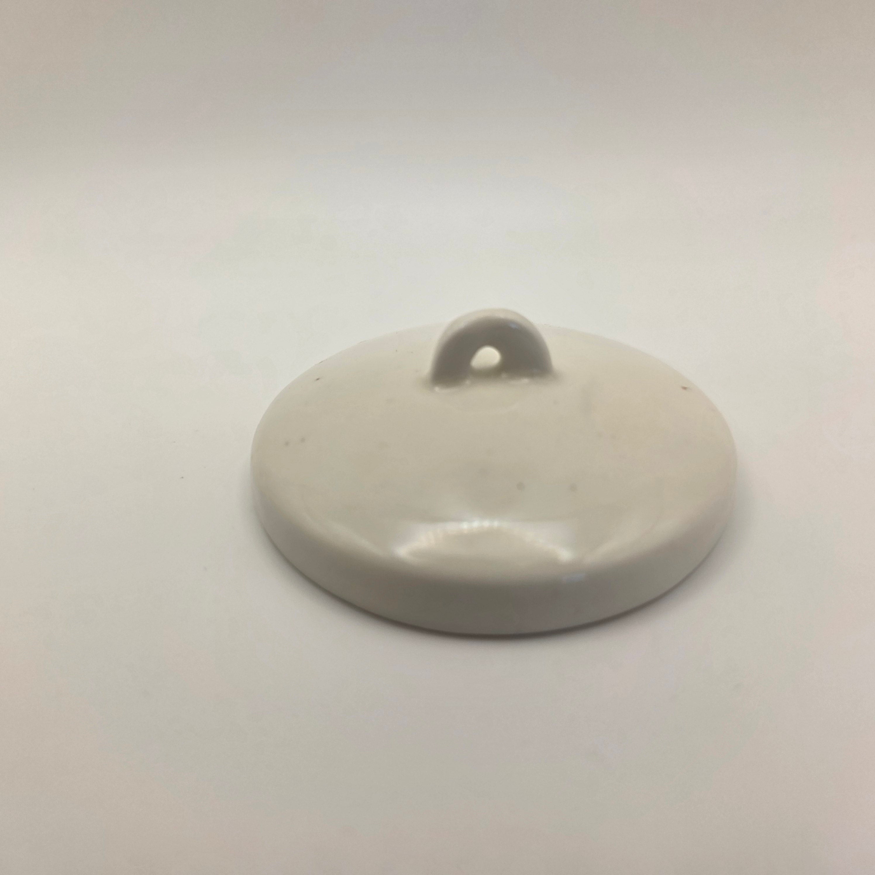 Crucible Lid, Porcelain, High-Form, 50ml, Pack of 20