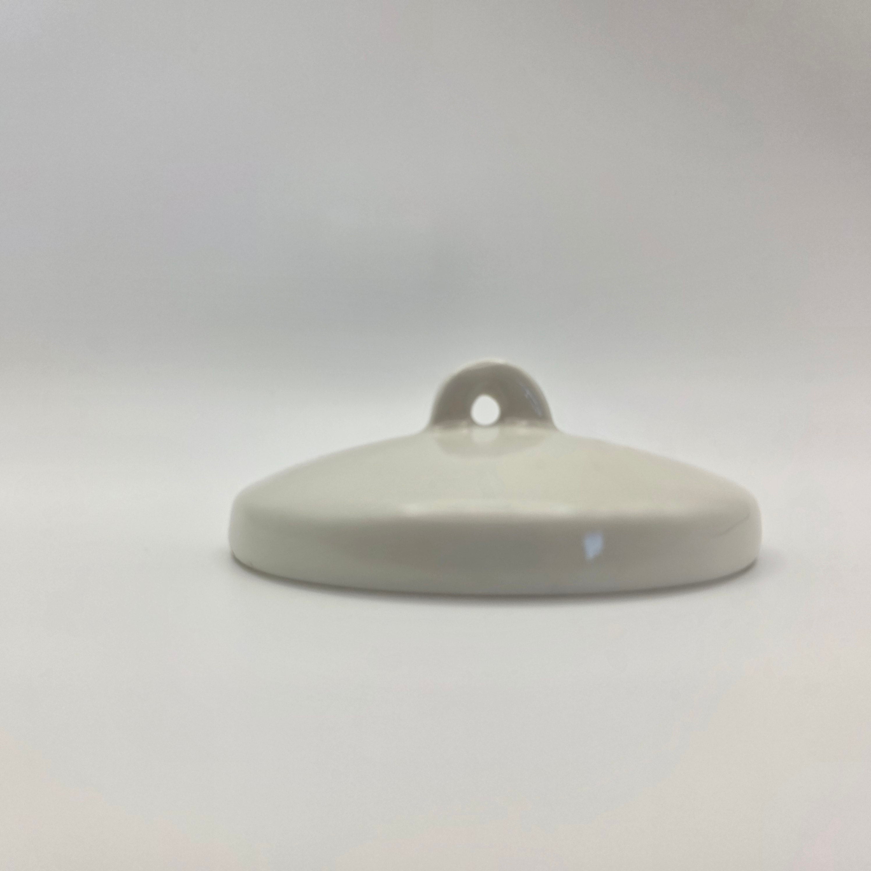 Crucible Lid, Porcelain, High-Form, 50ml, Pack of 20