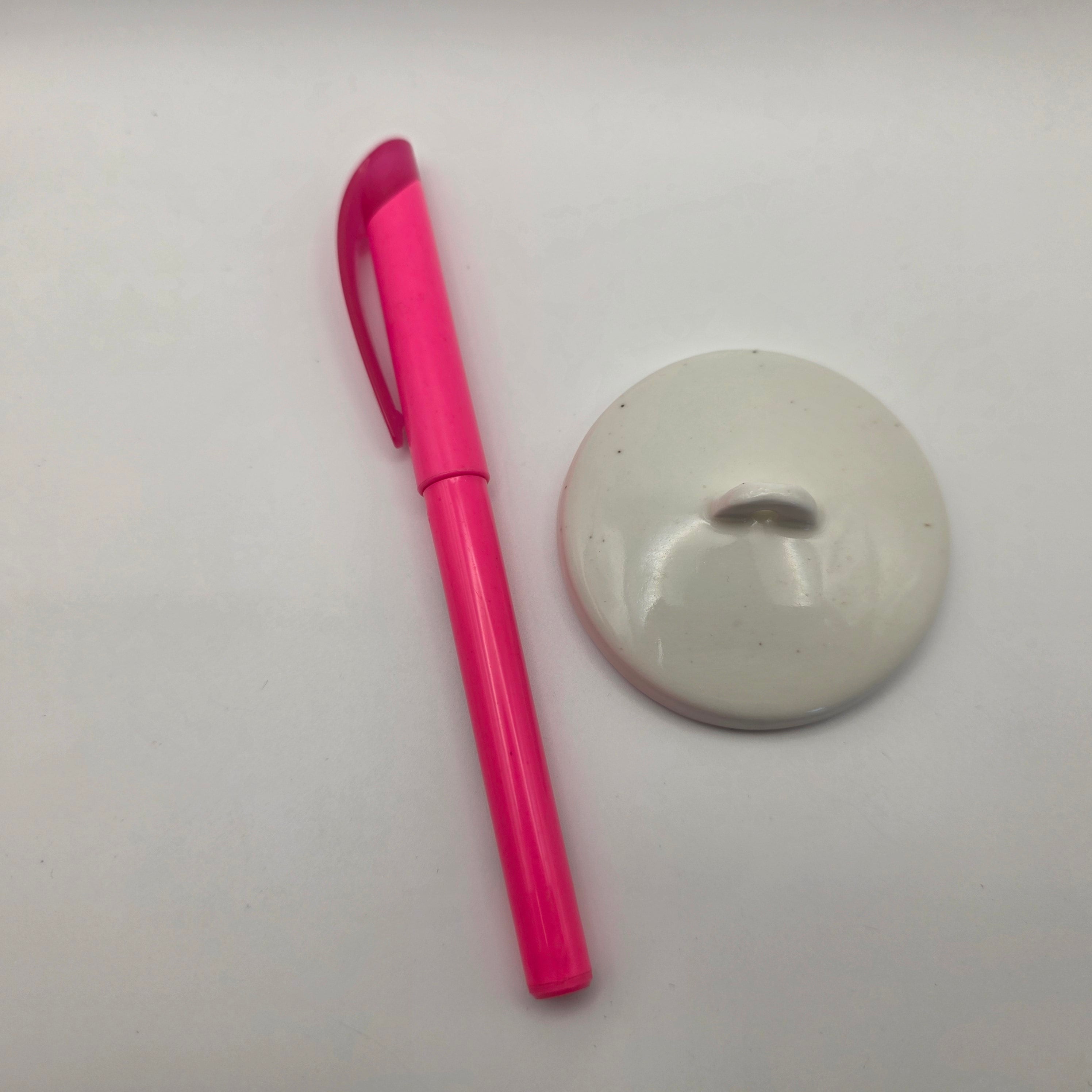 Crucible Lid, Porcelain, High-Form, 50ml, Pack of 20