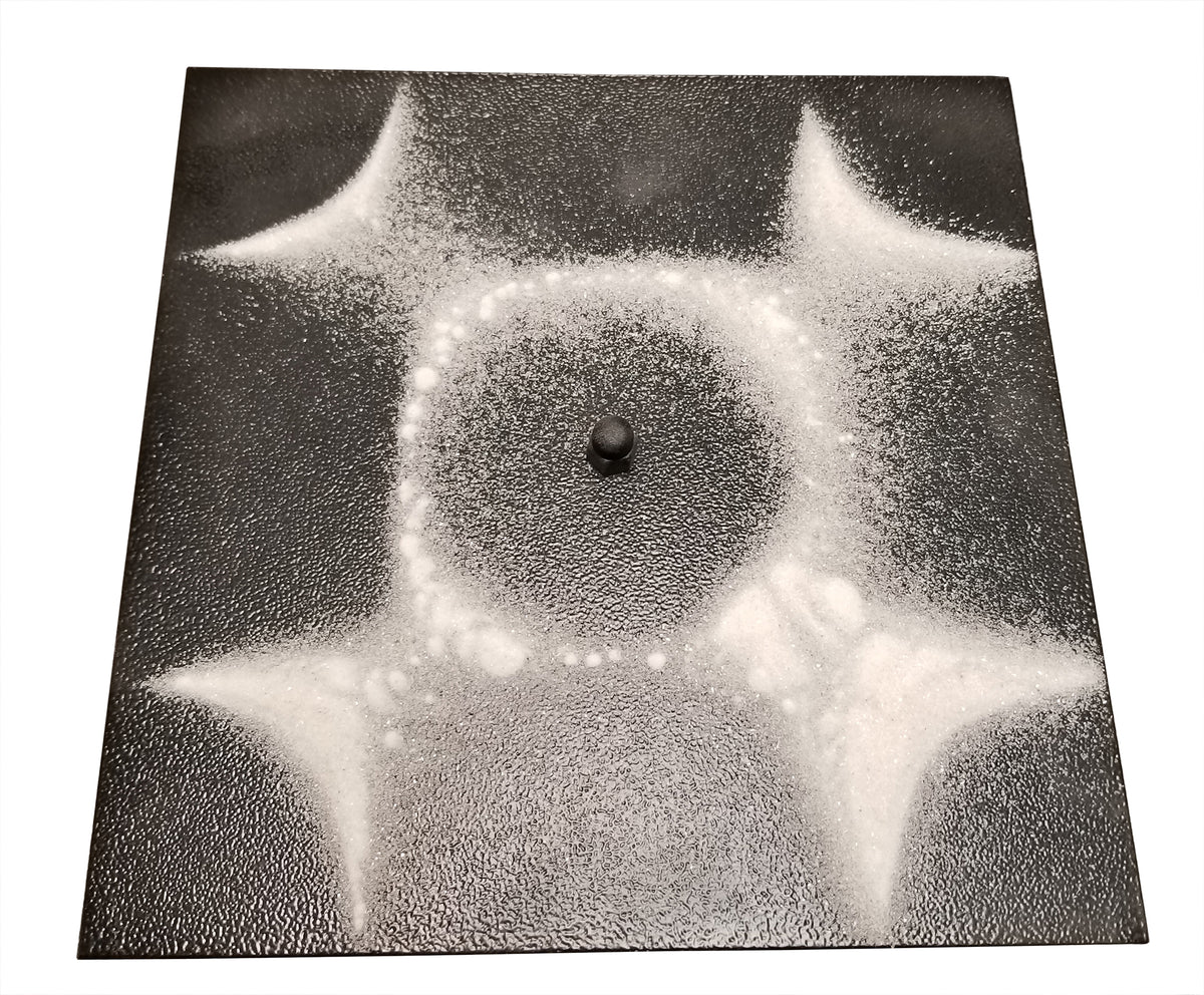 Chladni Plate, Square, 160 x 160 mm, Wave Generator Accessory