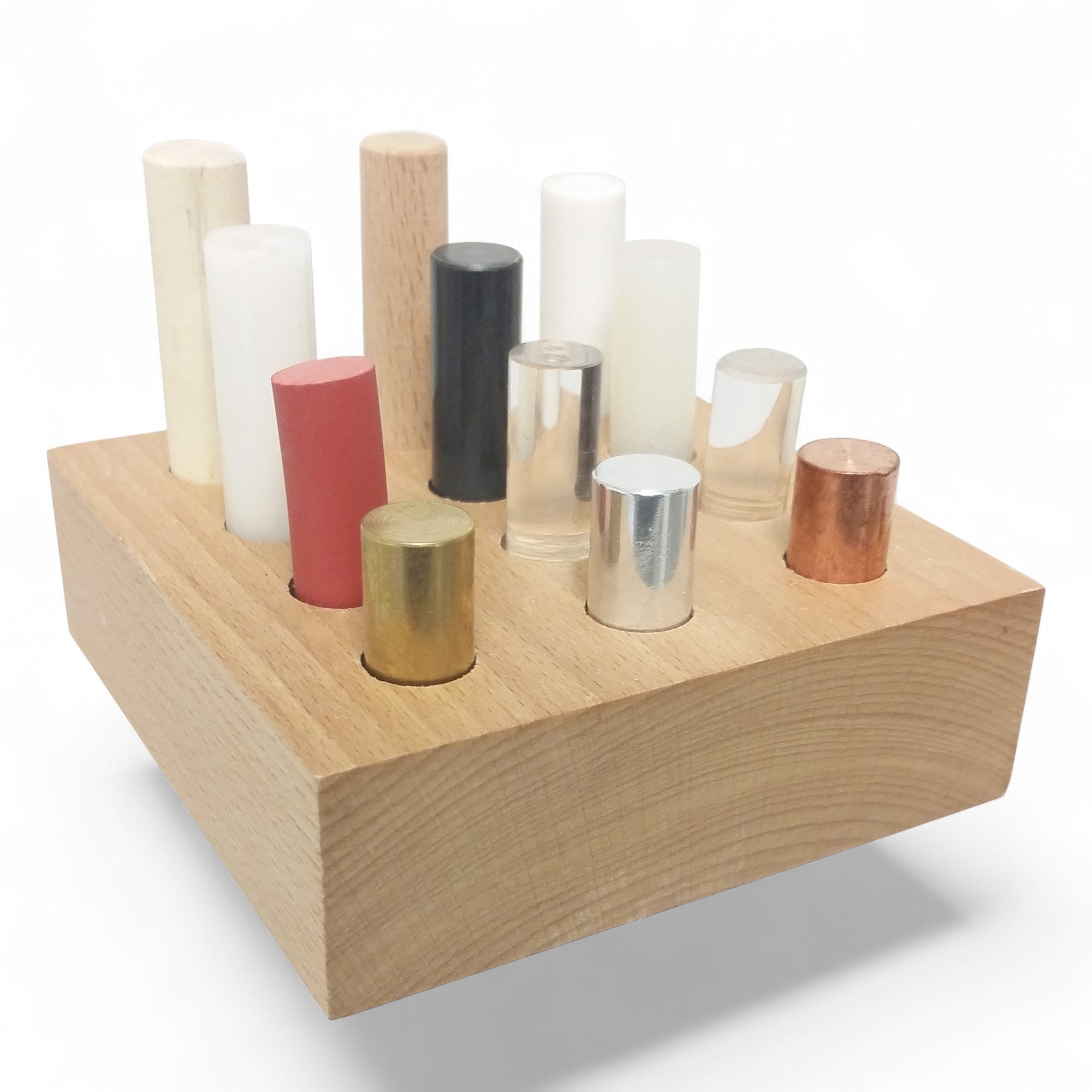 Density Rod Set - Twelve Rods of Different Materials