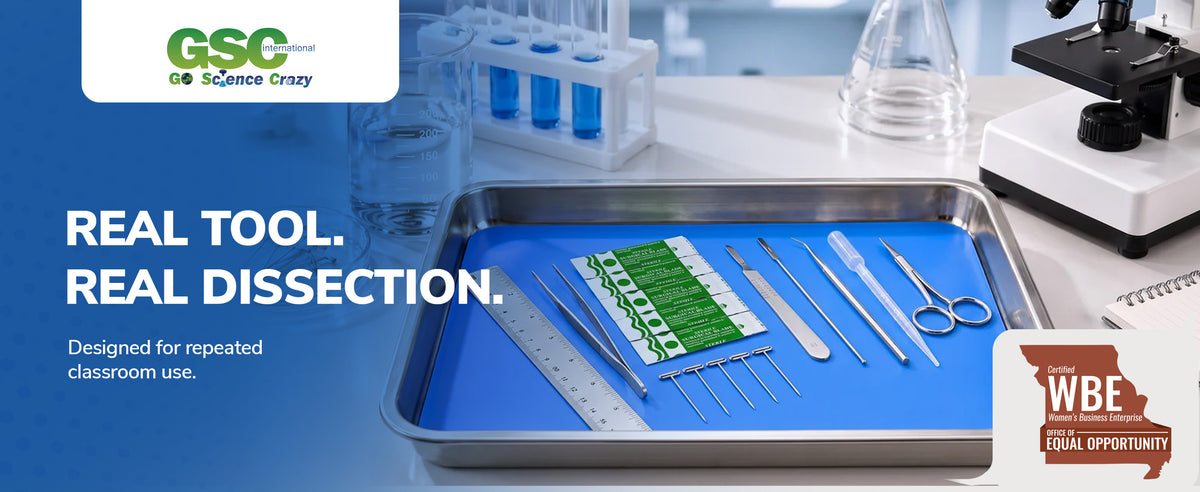 Dissection Kit, Dissecting Pan and Tool Set, 10.5x 7.75 x 1.5 in. Pan