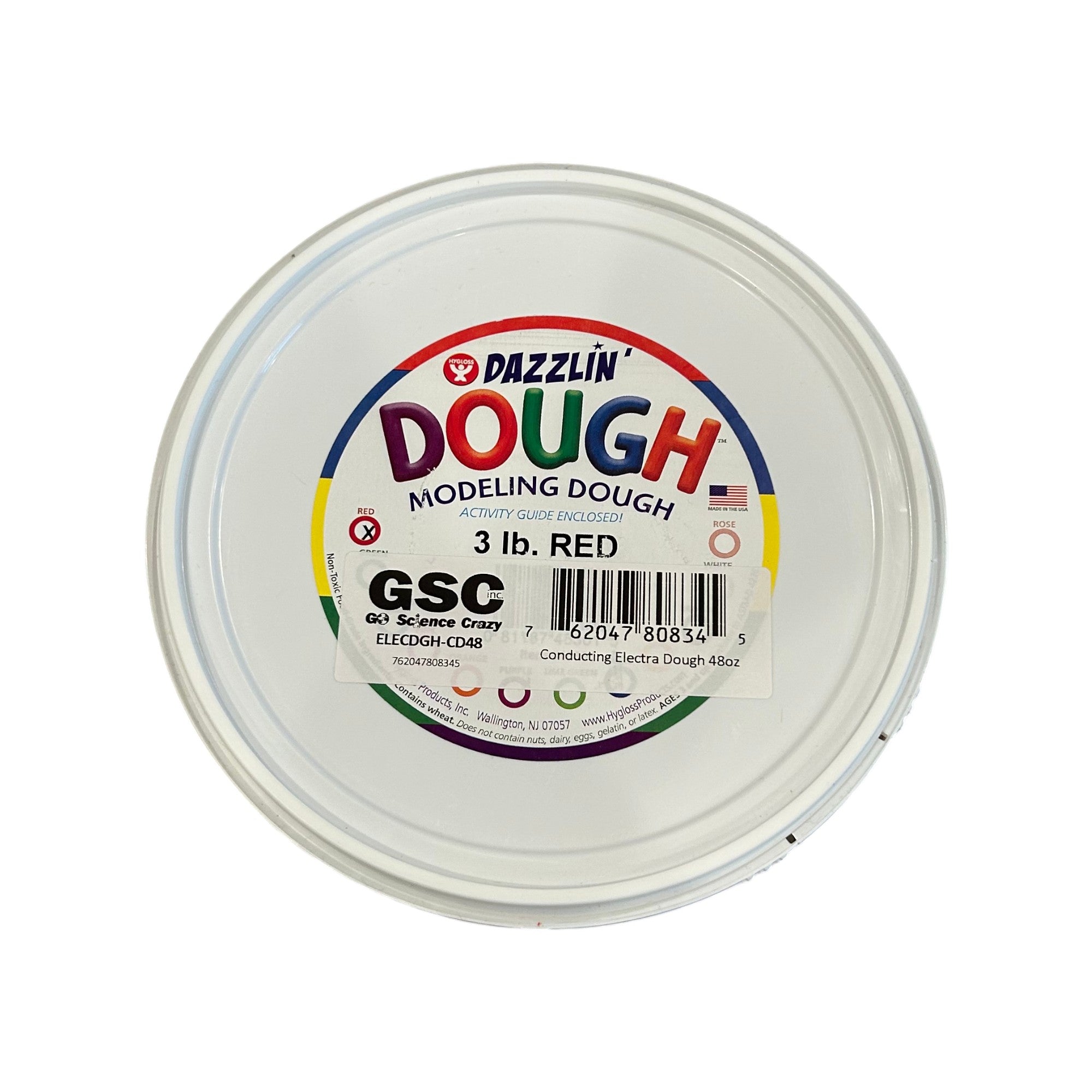 Electra Dough Conducting Material, 48oz per Tub. Pack of 4 Tubs.