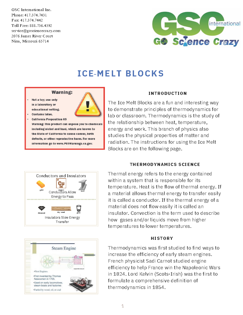 Ice Melt Blocks