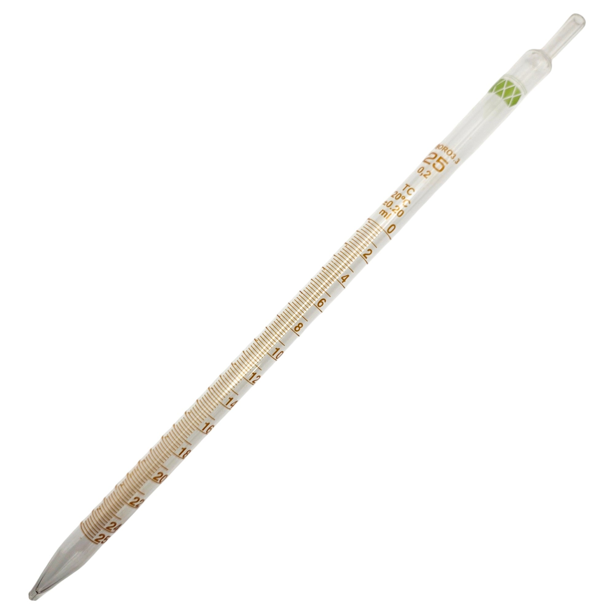 Mohr's Pipette, 25ml Capacity, Pack of 10