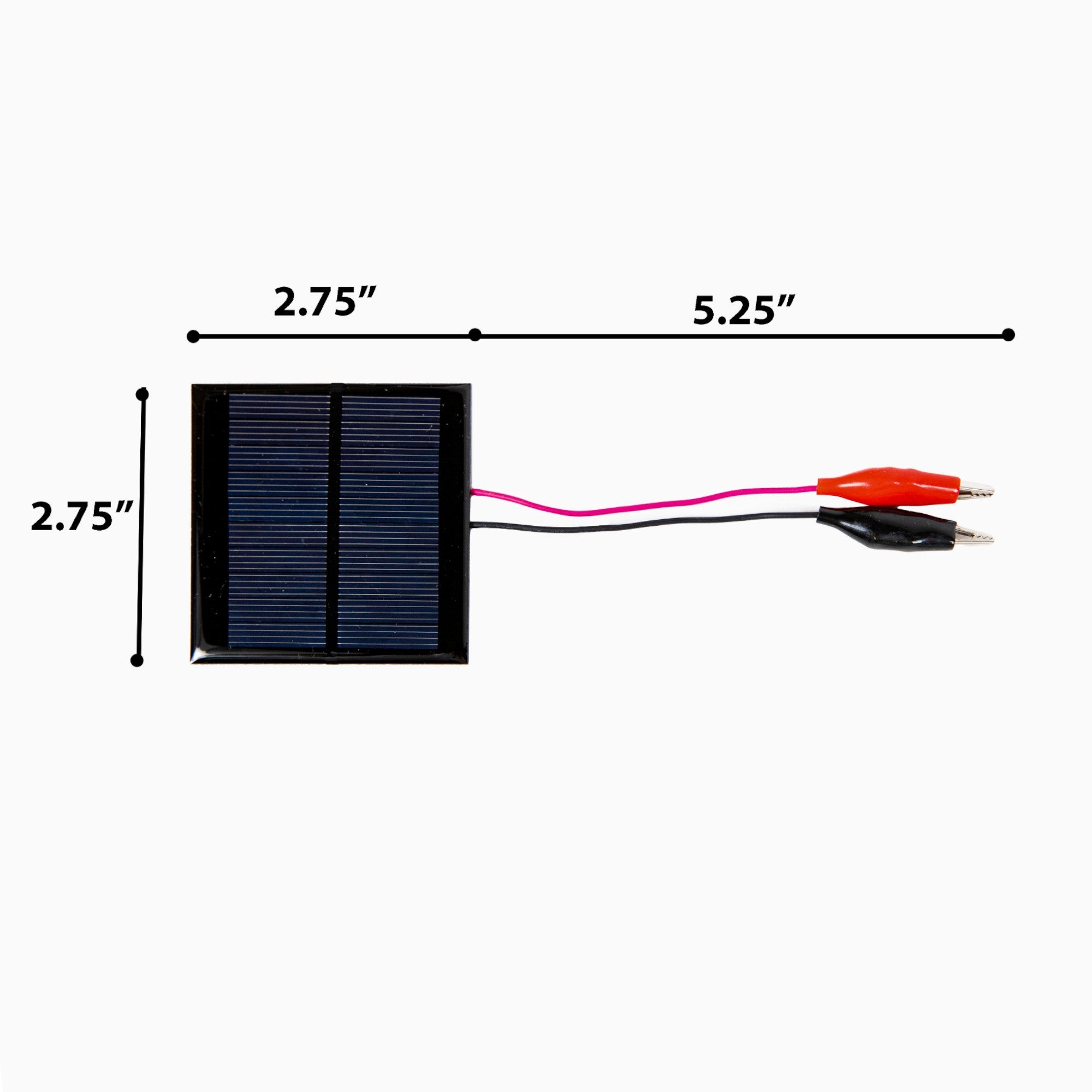 Solar Cell 5 volts, 100mA, 0.54 Watts.  Pack of 8.  Used in PEER Physics CMW Kit.