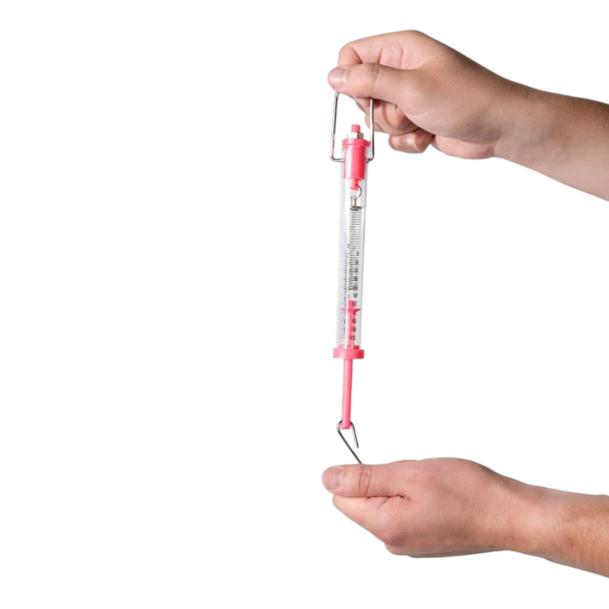 Scale, Spring  Tubular Plastic, 100g/1N Capacity. Lightweight Mechanical Hanging Scale (Copy)