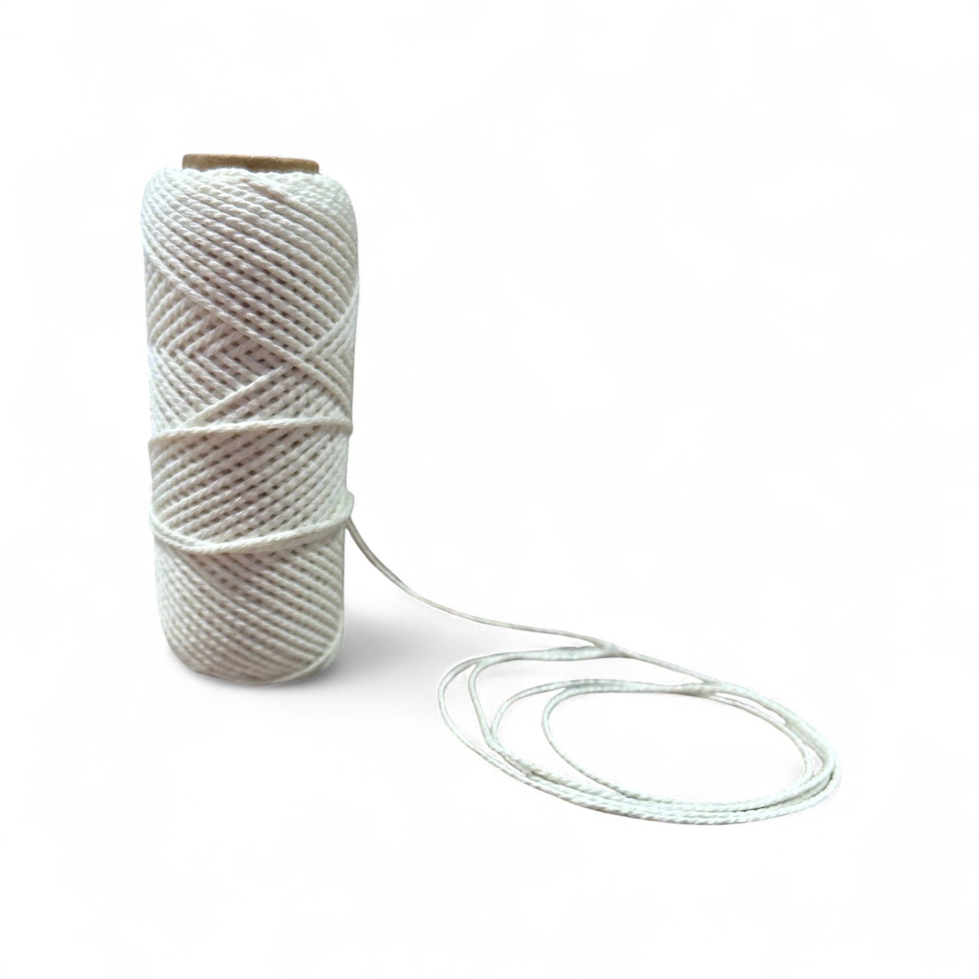 Cotton String 1mm Thick, with No Waxing or Coating, 32 feet per pack.  For Peer Physics CMW Kit