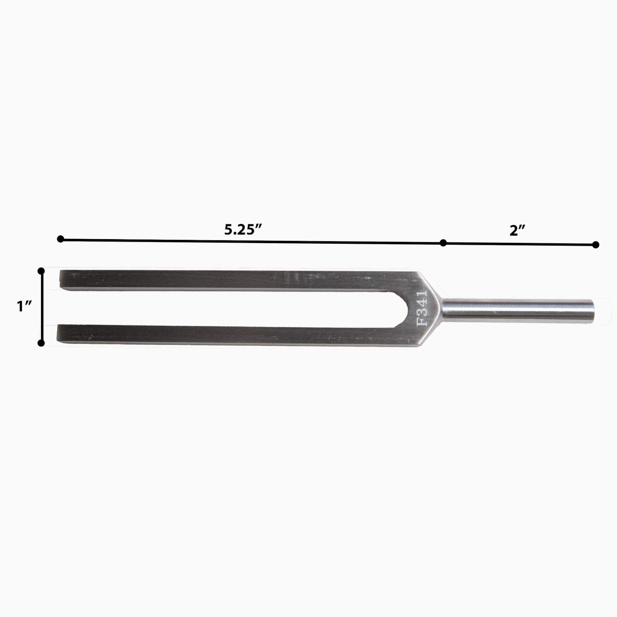 Tuning Fork, 341F. Sold as a pack of 8. Made from High Quality Aluminum. Used in PEER Physics CMW Kit.