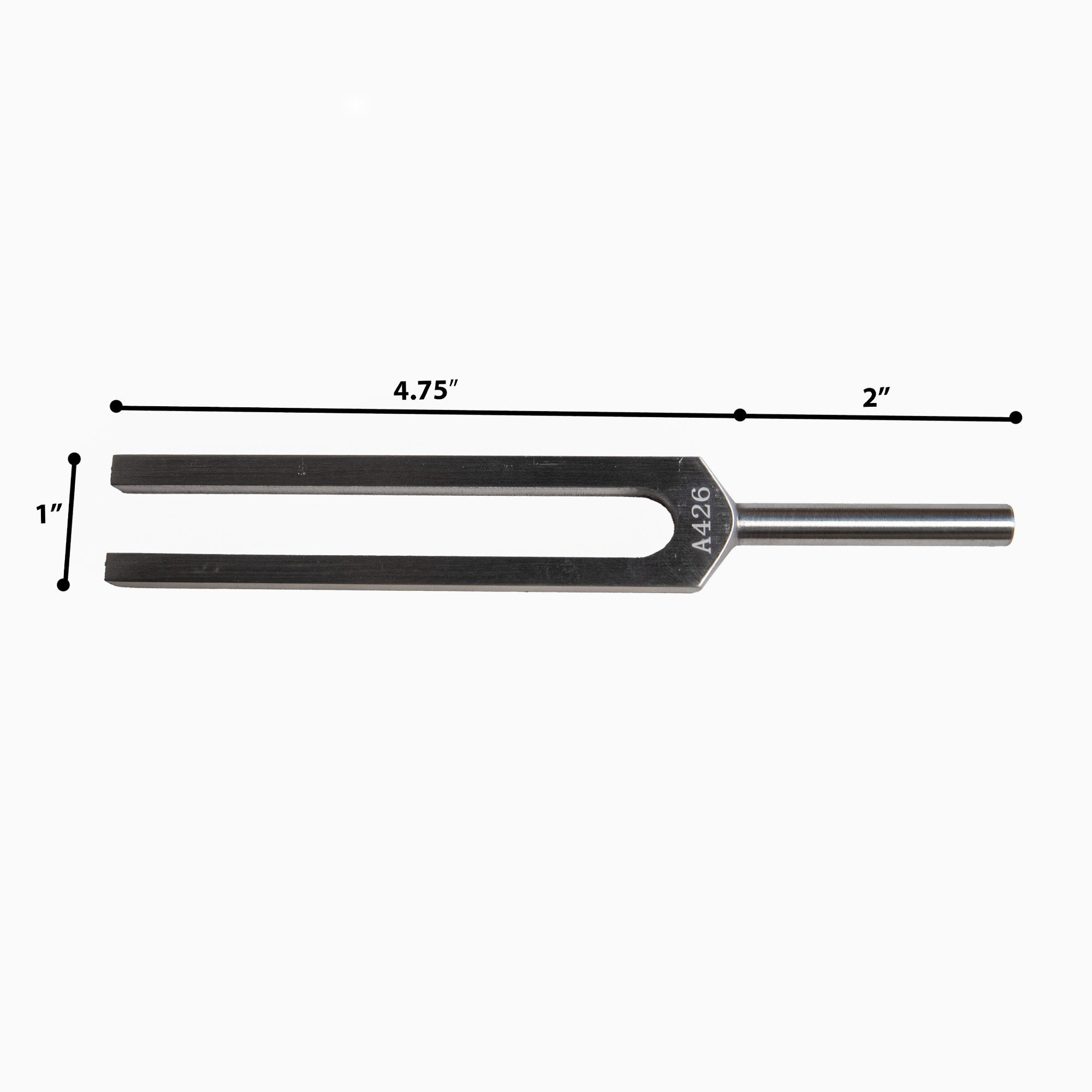 Tuning Fork, 426A. Sold as a pack of 8 Tuning Forks. For use with PEER Physics CMW Kit