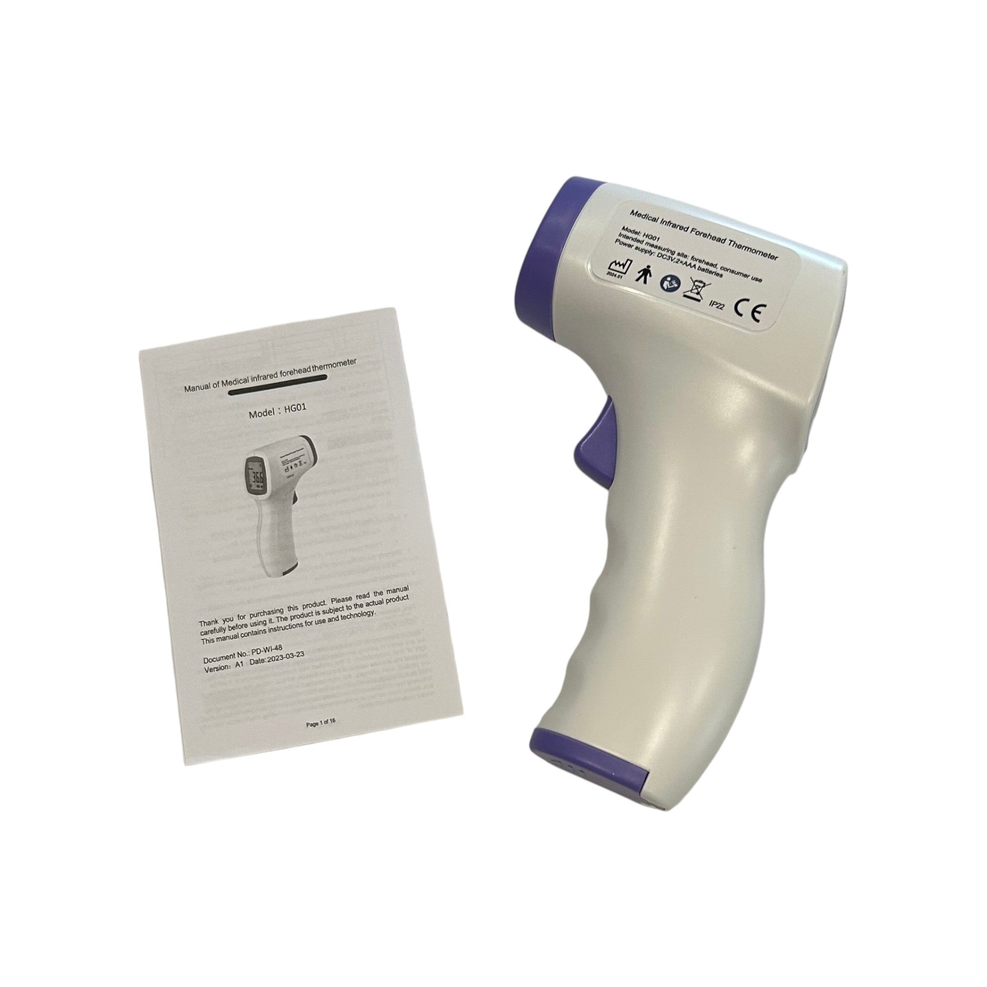 Infrared Thermometer – Non-Contact Digital Laser Thermometer for Classroom and Lab – Surface Temperature Reader with LCD Display – Educational Science Tool
