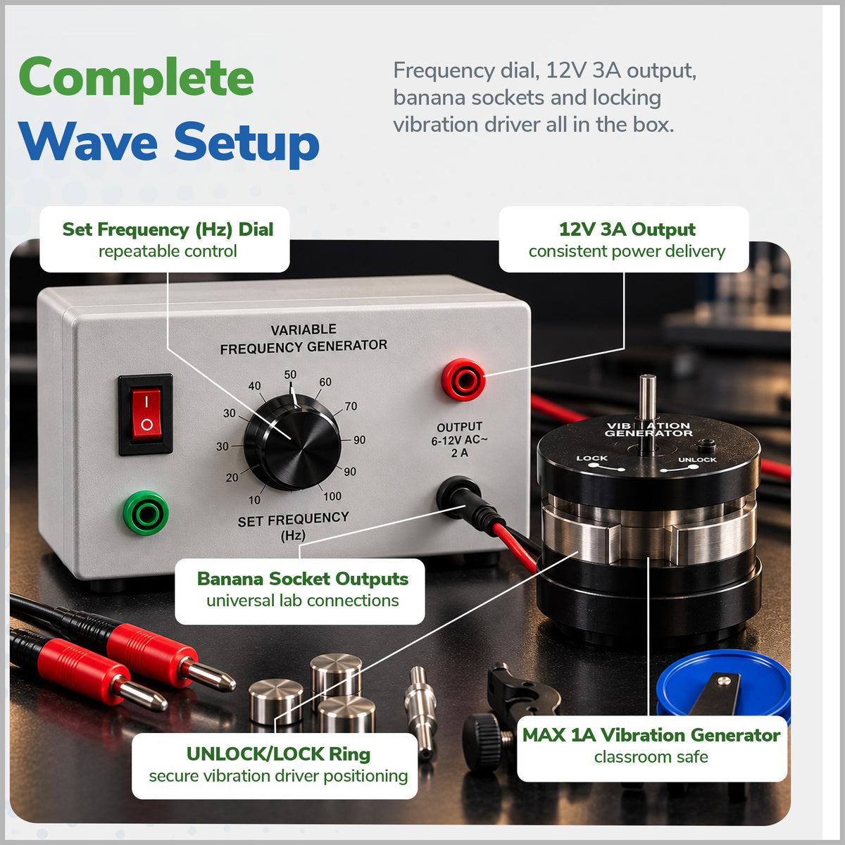 Wave Demonstration Kit, Standing Waves