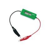 Meter - Ammeter DC Digital with Connectors Range 3A,1mA. Made by Narika Corporation.