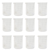 Beaker, Griffin Style, 50ml Capacity, Borosilicate Glass, Graduated. Pack of 12.