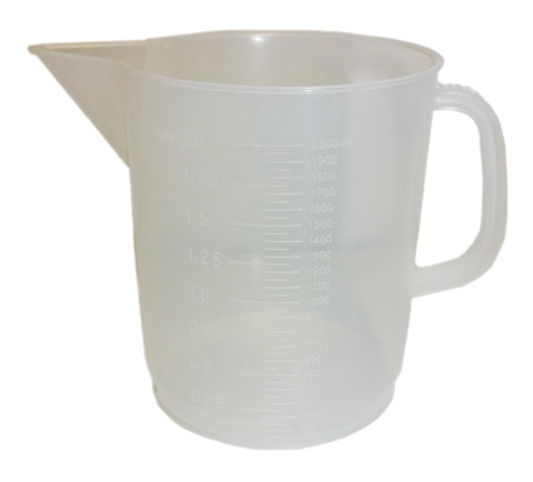 Beaker Jug Polypropylene, 2000ml Capacity.