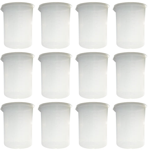 Polypropylene Beaker, 1000ml, Case of 12 by Go Science Crazy