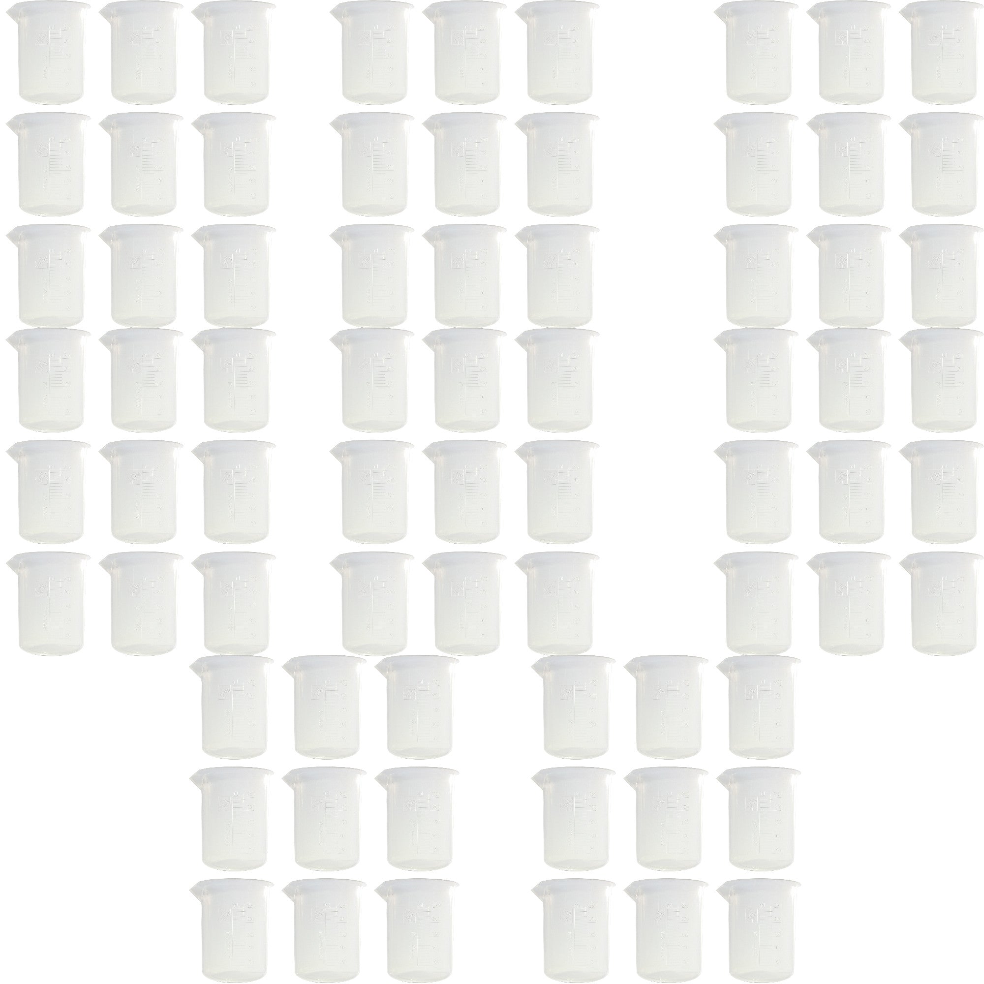 Beaker, Polypropylene 250ml, Case of 72 by Go Science Crazy
