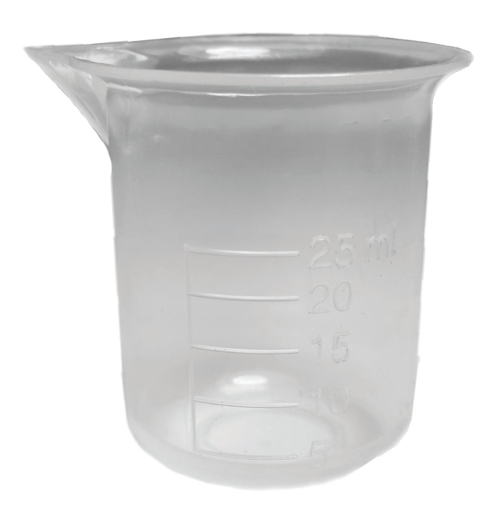 Polypropylene Beaker, 25ml, Case of 144 by Go Science Crazy