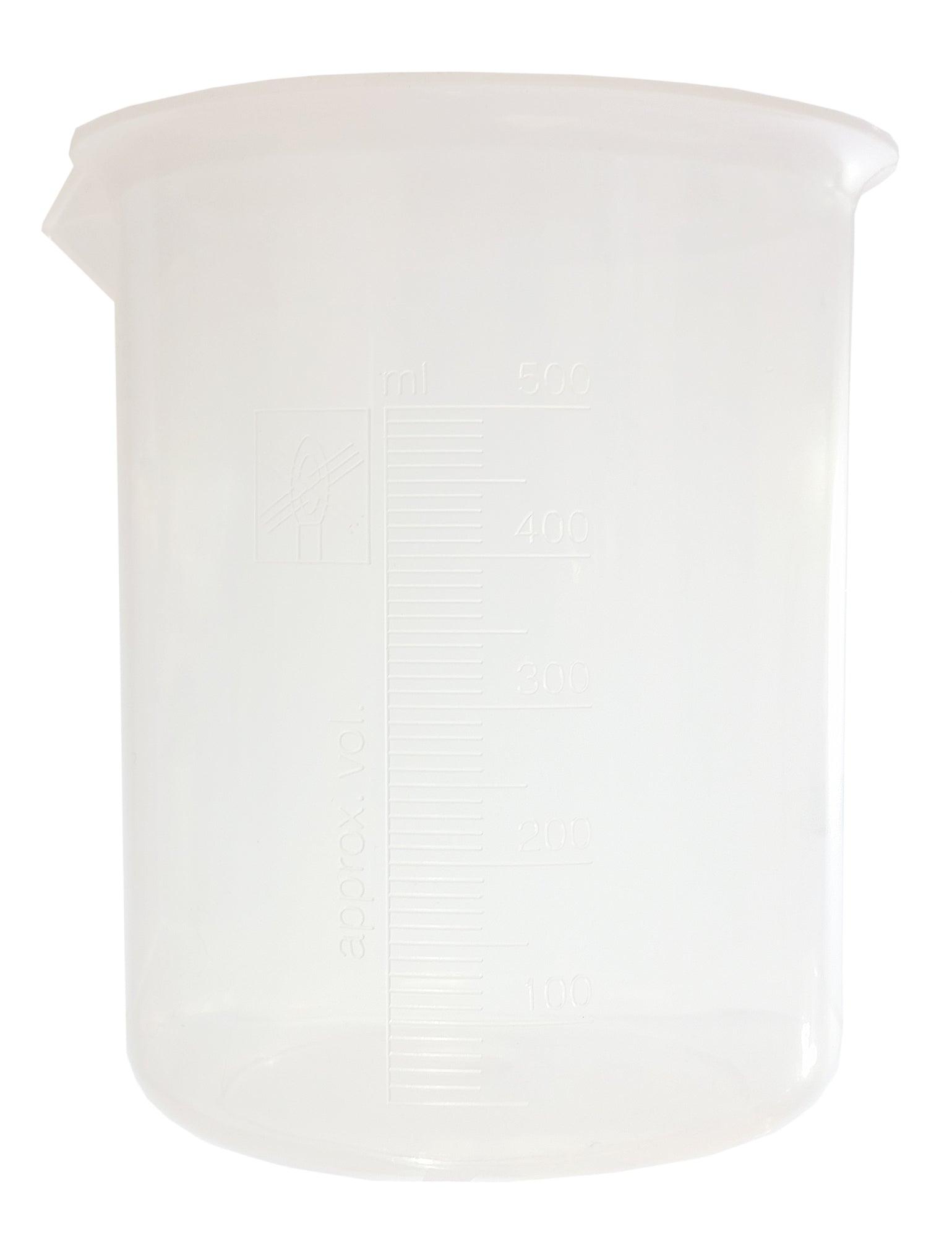 Polypropylene Beaker, 500ml, Pack of 4 by Go Science Crazy