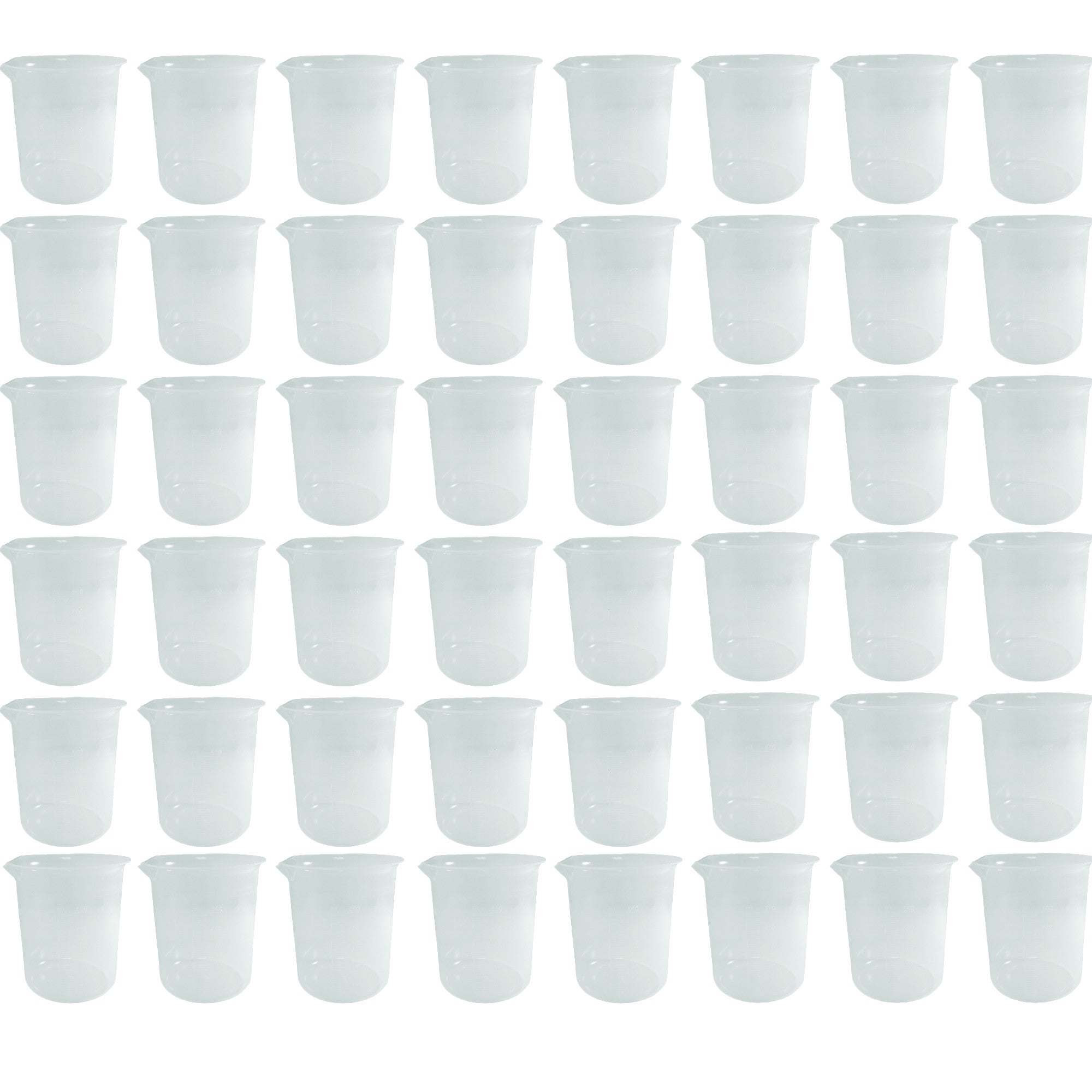 Polypropylene Beaker, 500ml, Case of 48 by Go Science Crazy