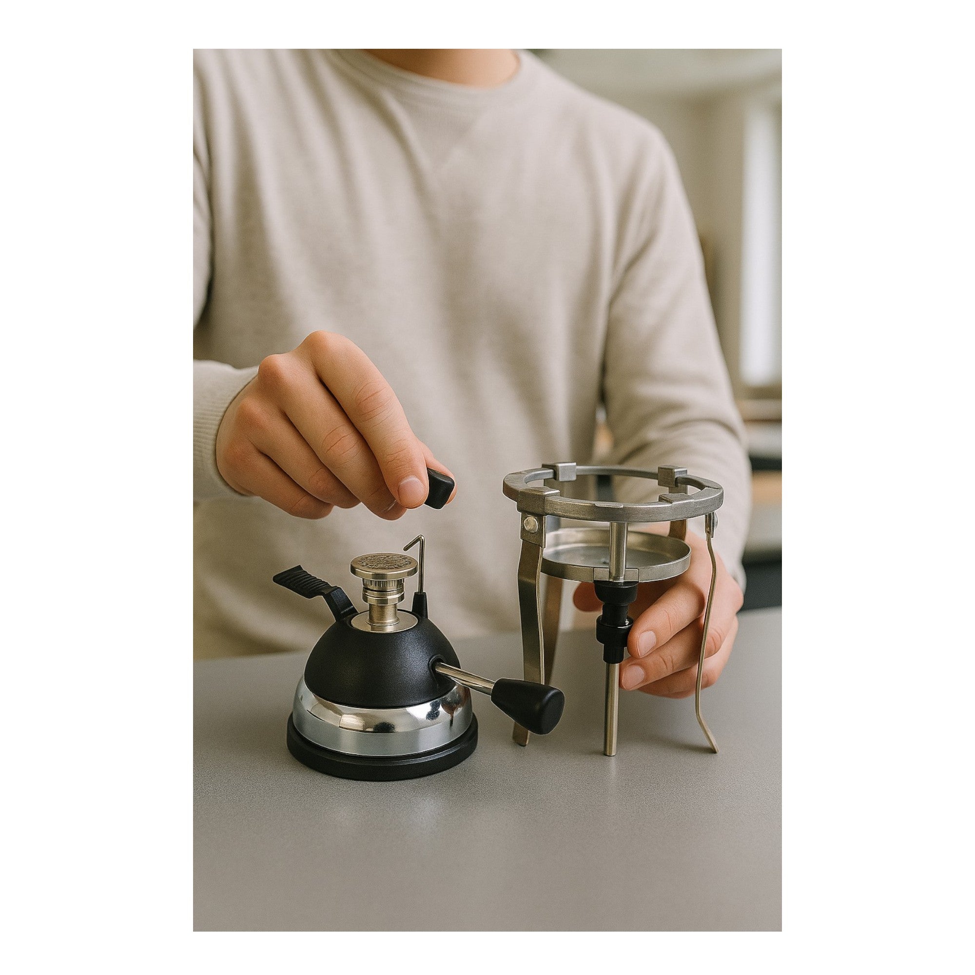 Burner & Burner Stand Kit designed specifically for educational science labs and classroom experiments.