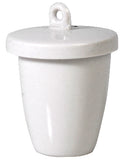 Crucible HF 100ml Porcelain with Lid. 55mm height x 61mm diameter  Pack 20.