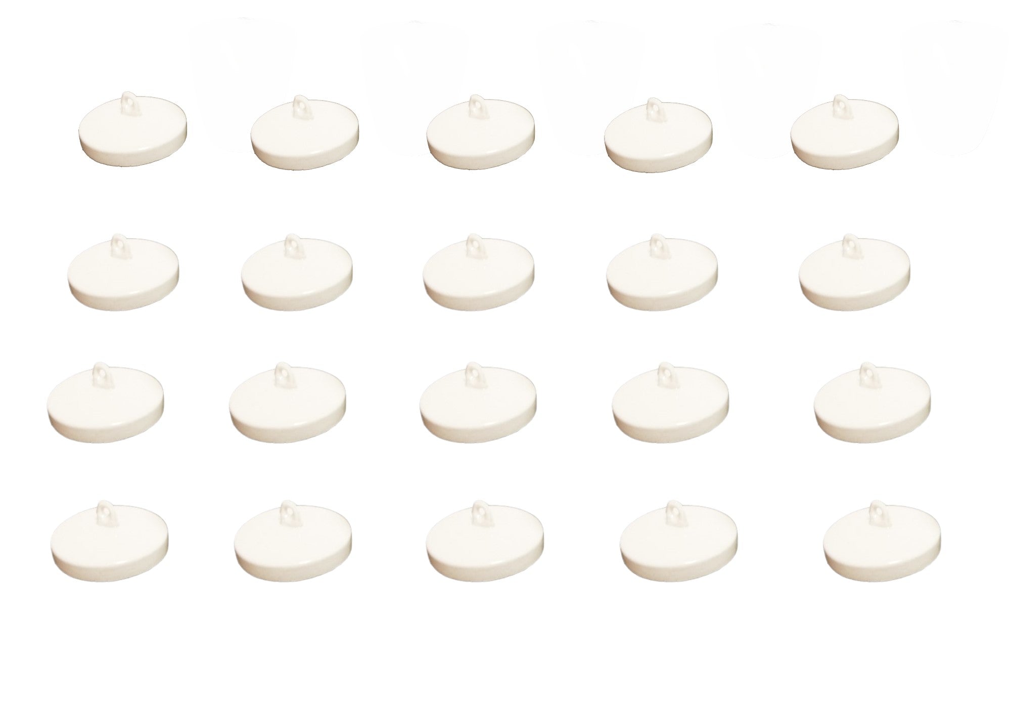 Crucible Lid for 30ml High-Form Crucible, Porcelain.  Pack of 20.