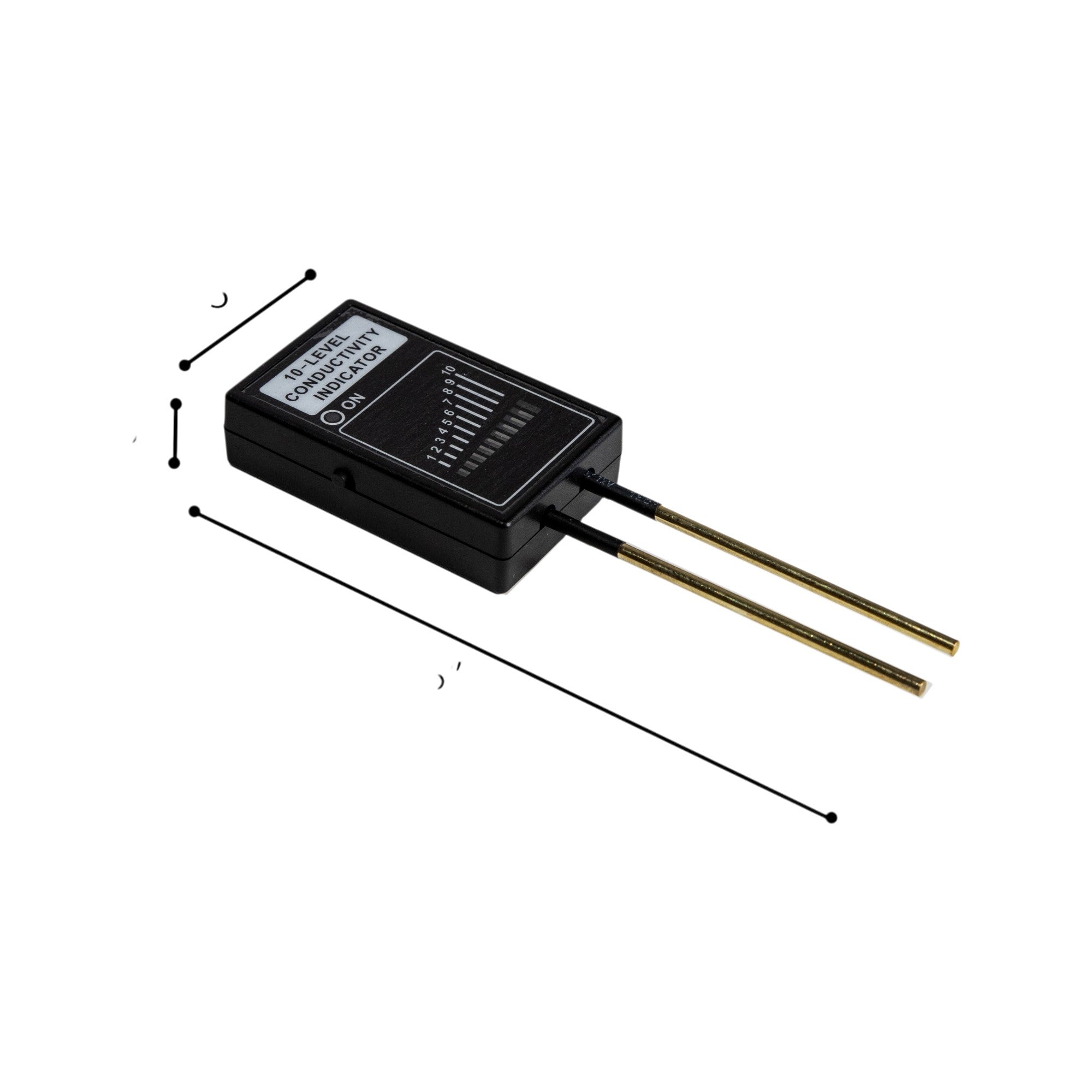 Conductivity Indicator with 10 Levels. The Conductivity Indicator can be used for quick comparisons of conductivity of solutions.