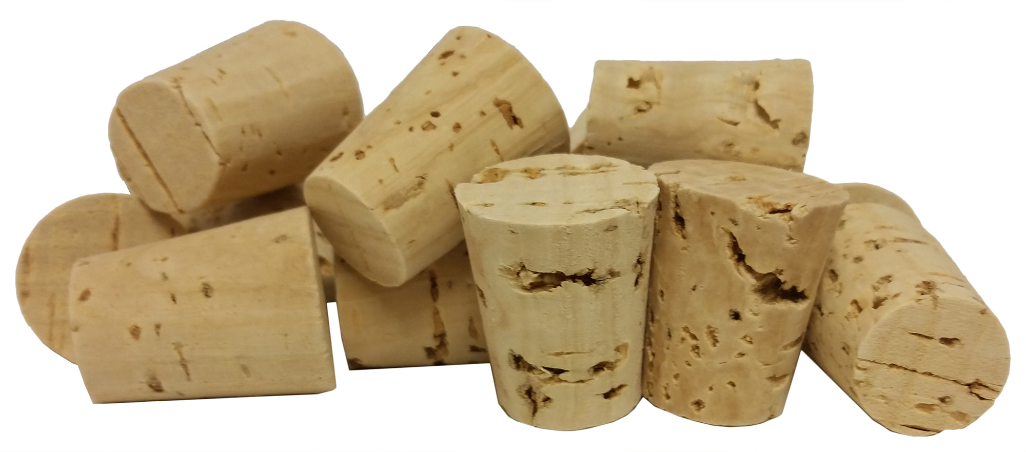 Stoppers Cork , Size 10. Pack of 100.