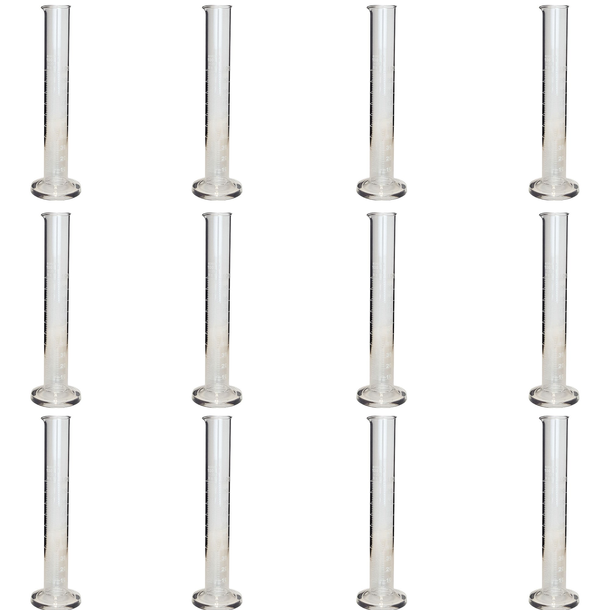 Single-Scale Cylinder, 100ml, Pack of 12 by Go Science Crazy