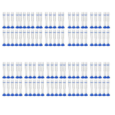 Glass Graduated Cylinder With Plastic Hex Base and Bumper Guard, 100ml, Case of 100 by Go Science Crazy