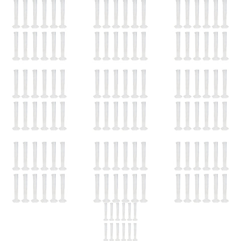 Polypropylene Graduated Cylinder with Hex Base, 50ml Capacity, Case of 120 by Go Science Crazy