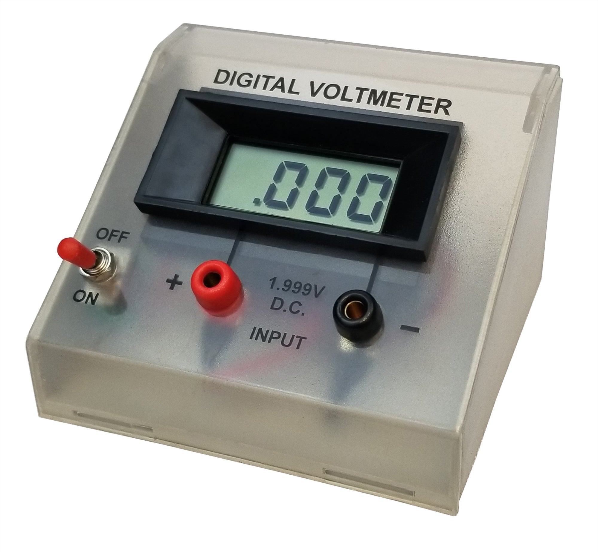 Voltmeter, Digital, 0V to 1.999V, DC